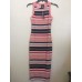  Juniors Sleeveless Striped Dress