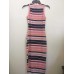  Juniors Sleeveless Striped Dress
