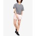  Fleece Relaxed Cropped Top (Light Gray, L)