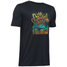 Under Armour Graphic-Print T-Shirt, Big Boy (Black, M)