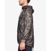  Men’s Camo-Print Windbreaker (White, L)