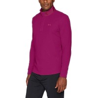 Under Armour Men’s Storm Sweater Fleece Golf Shirt(Charged Cherry, L)