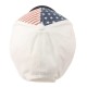 Unisex Patriotic America USA Flag Snapback Visor Bill 6 Panel Cap Hat Adjustable