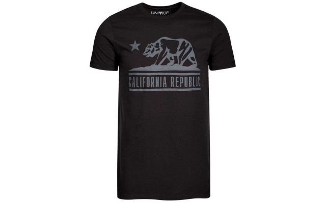  Men’s California Republic Bear Graphic T-Shirts