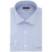  Men’s Classic-Fit Wrinkle Free Flex Collar Stretch Dress Shirtt (Pattern Blue)