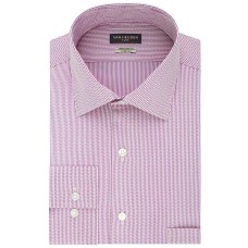 Van Heusen Mens Classic Flex Collar Stretch Dress Shirt (Purple Haze,17.5 x 32/33)