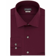 Van Heusen Men’s Classic/Regular Fit Stretch Solid Dress Shirt
