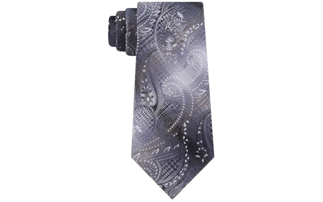  Men’s Hussein Classic Plaid Paisley Ties