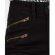 Juniors’ Moto-Zip High-Rise Skinny Jeans (Black)