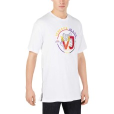 Versace Jeans Men’s Logo Print T-Shirt	( White, M)