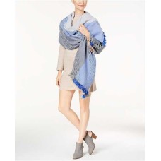 Vince Camuto Crisscross Tassel Wrap (Navy)