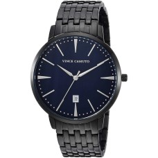 Vince Camuto Men’s VC/1074NVTI Date Function Dial Black Bracelet Watch