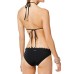  Women’s Sea Scallops Triangle Scallop High Neck Monokini One-Piece Swimsuit