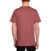  Men’s Idle Stone Modern Fit Short Sleeve Tee (Wine, S)