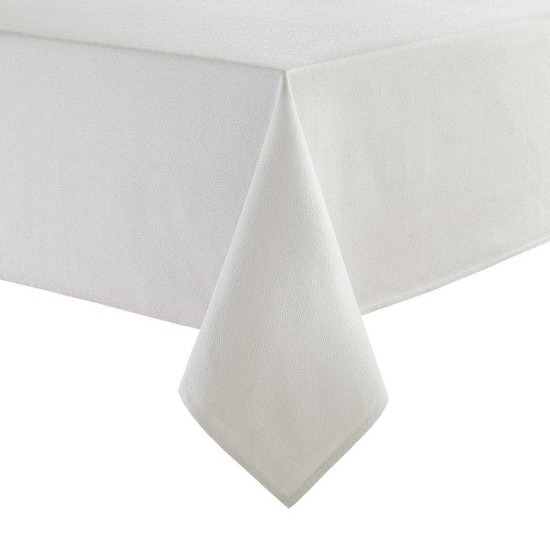 Waterford Linens Sheelin Oblong 100% Cotton Tablecloth, Ivory (70″ x 104″)