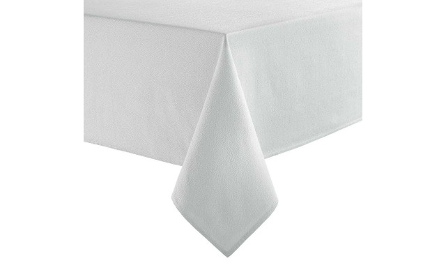 Waterford Linens Sheelin Oblong 100% Cotton Tablecloth, Silver (70