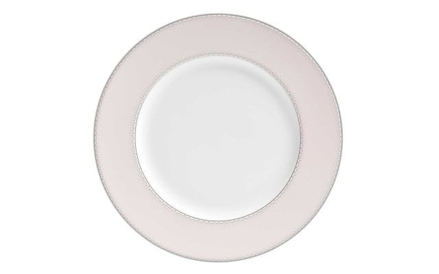  Monique Lhullier Dentelle Blush 10 1/2″ Dinner Plate