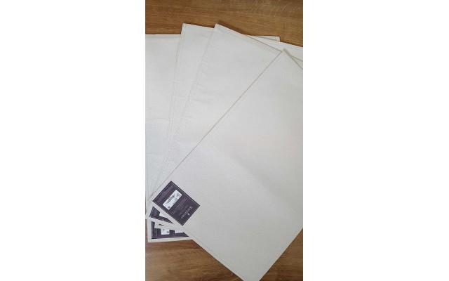 Waterford Sheelin Cotton Placemat 13 x 19 inch,Ivory set of 4