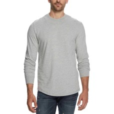 Weatherproof Vintage Men’s Brushed Jersey T-Shirt (Light Gray, 2XL)
