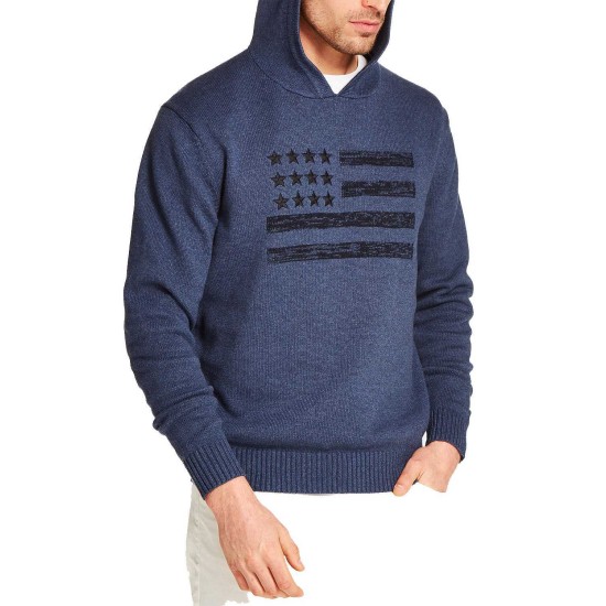  Men’s Hooded Regular Sweater