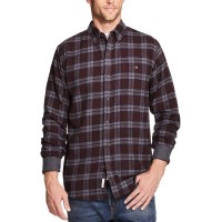 Weatherproof Vintage Men’s Plaid Brushed Flannel Shirts