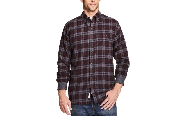  Men’s Plaid Brushed Flannel Shirts