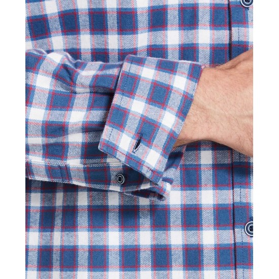  Men’s Plaid Brushed Flannel Shirts