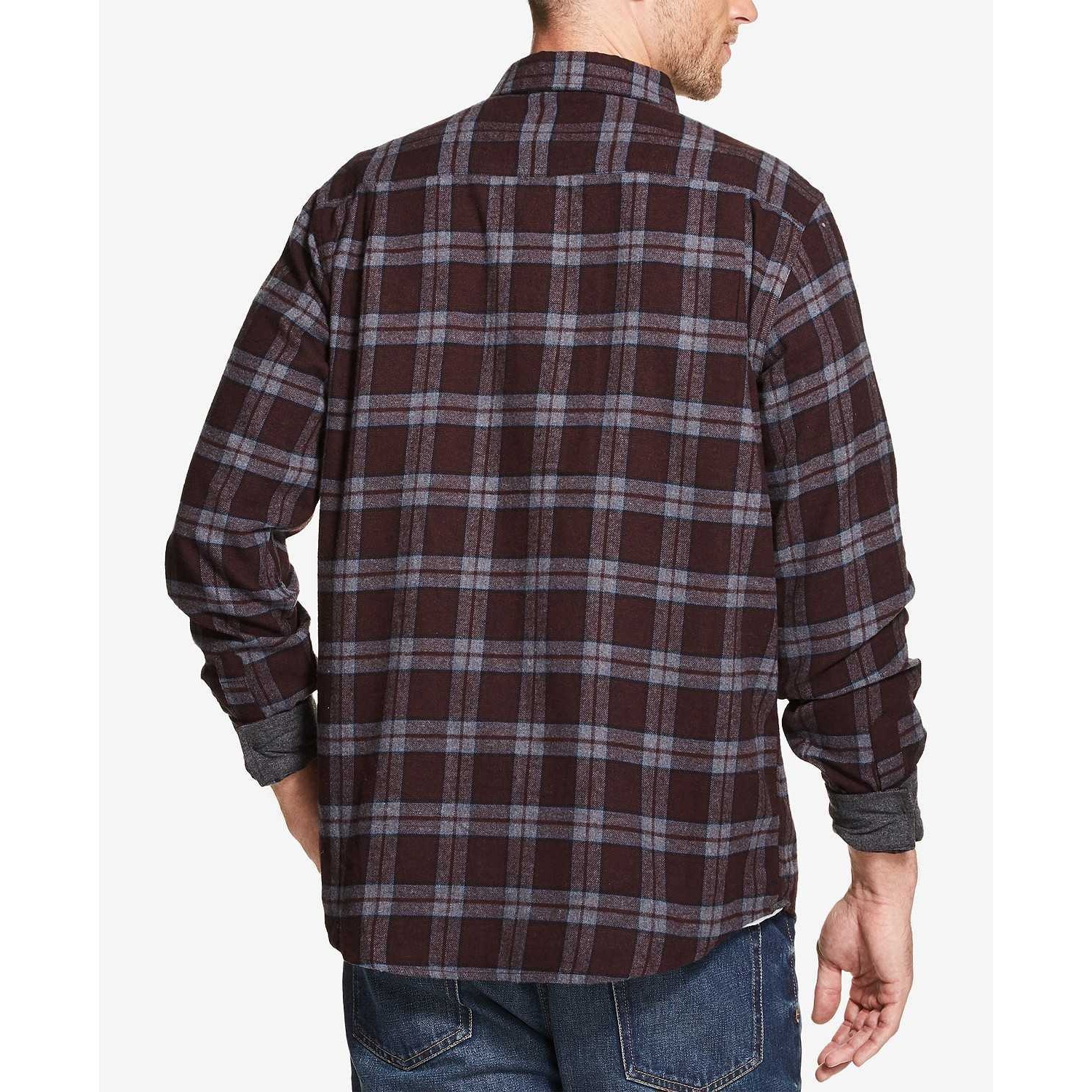 Plaid Brushed Flannel Shirts