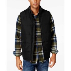 Weatherproof Vintage Men’s Puffer Vest, Classic Fit (Black, S)