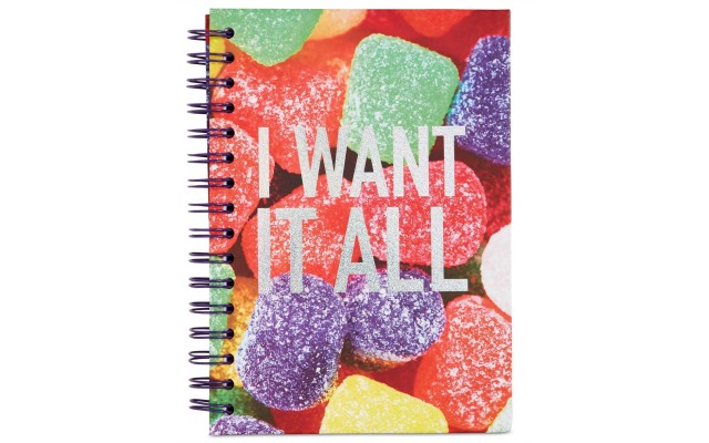 Whimsical Shop Gum Drops Spiral Notebook
