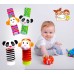 Wrist Rattles and Animal Socks for Cognitive Development of Babies, Developmental Toys Gifts for Baby from Newborns to 3 Months, 6 Months, 8 Months, 1 Year and 2 Years Old Toddlers
