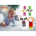 Wrist Rattles and Animal Socks for Cognitive Development of Babies, Developmental Toys Gifts for Baby from Newborns to 3 Months, 6 Months, 8 Months, 1 Year and 2 Years Old Toddlers