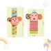 Wrist Rattles and Animal Socks for Cognitive Development of Babies, Developmental Toys Gifts for Baby from Newborns to 3 Months, 6 Months, 8 Months, 1 Year and 2 Years Old Toddlers