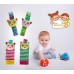 Wrist Rattles and Animal Socks for Cognitive Development of Babies, Developmental Toys Gifts for Baby from Newborns to 3 Months, 6 Months, 8 Months, 1 Year and 2 Years Old Toddlers