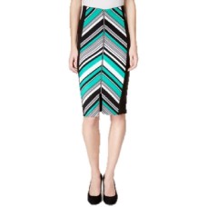 Xoxo Juniors’ Printed-Front Midi Pencil Skirt, SIZE (Medium)