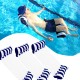 3 Pack Premium Inflatable Aqua Portable Summer Water Hammock Bed, Chair, Lounger Float for Adults, 3 x Navy