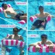 3 Pack Premium Inflatable Aqua Portable Summer Water Hammock Bed, Chair, Lounger Float for Adults, 3 x Pink