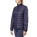  Womens Packable Down Puffer Coats, Dark Blue, Medium