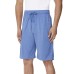 32 Degress Mens Cool Knit Wicking Lounge Short (Heather Royal Blue, S)
