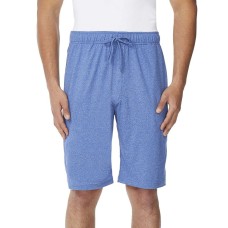 32 Degress Mens Cool Knit Wicking Lounge Short (Heather Royal Blue, XL)