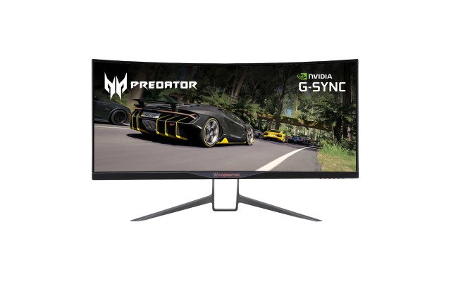  Predator 34 IPS 4ms (GTG) 60Hz/100Hz, 3440 x 1440 21:9, NVIDIA G-SYNC Ultra-wide Curved Gaming Monitor,Black