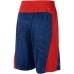  Big Boys Printed Colorblocked Shorts (Blue, L)