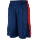  Big Boys Printed Colorblocked Shorts (Blue, L)
