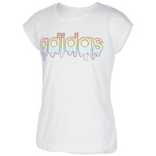 adidas Big Girls Side Slit T-Shirt (XL-16)