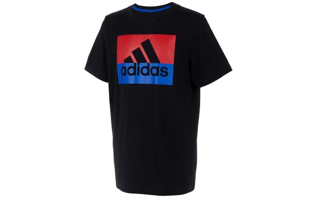  Little Boys Colorblocked Logo-Print Cotton T-Shirt (Black, 5)