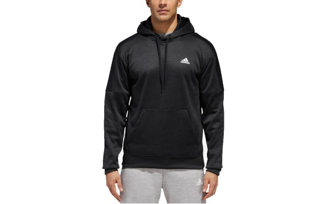  Men’s Team Issue Fleece Hoodie Sweatshirts, Black, S