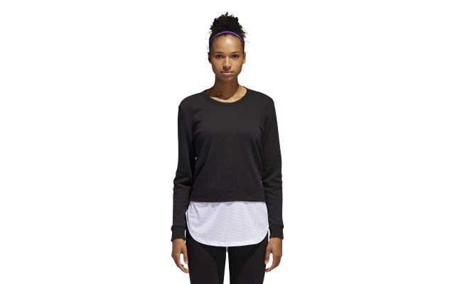  Women’s Athletics Layer Dual Sweatshirt (Black, XL)