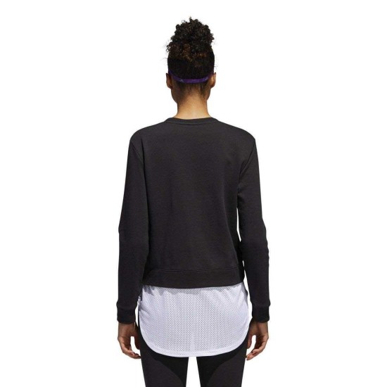 Women’s Athletics Layer Dual Sweatshirt (Black, XL)