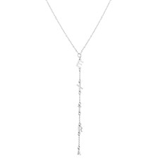 Adornia “EXTRA” Y-necklace (Silver)