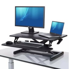 AirLIFT Seville Classics Pro Pneumatic Desk Riser-for Home Office Pneumatic Desk Lift